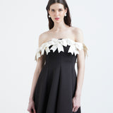 Detachable Satin Bow Wrap