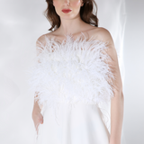 White Feather Wrap