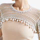 Detachable Embellished Sleeve Overlay