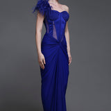 Bleu Georgia Set + Feather Strap