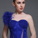 Bleu Georgia Set + Feather Strap