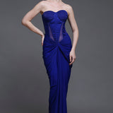 Bahaar Dhawan Rohatgi in Bleu Georgia Corset