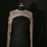 Detachable Embellished Sleeve Overlay