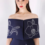 Midnight Vero + Embroidered Wrap