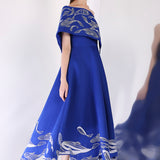 Daphne + Embroidered Wrap